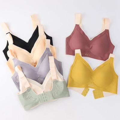 China High quality comfortable seamless breathable soft high elasticity underwear traceless bra seamless bra for sale