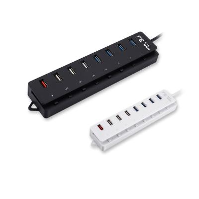 China Switch 8 Ports USB 3.0 Separate Fast Speed ​​USB 3.0 Port Hub for sale