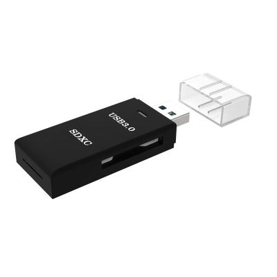 China ABS USB 3.0 2in1 Card Reader Support SD/MMC, TF/Mini SD Card MINI 3.0 High Speed ​​USB Cardreader for sale