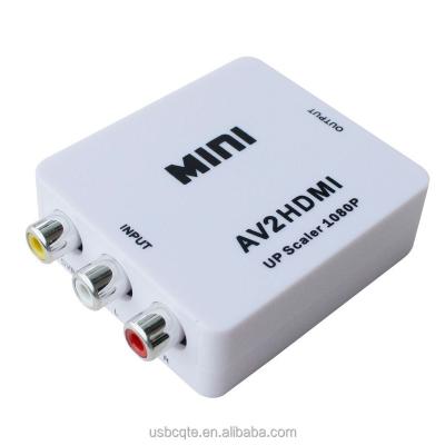 China New RCA Converter HDTV HD AV To HD Converter Video Box White Color CQT-DP11 for sale