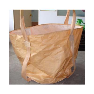 China Type A / Type B / Type C Wholesale China Factory 100% pure pp material woven FIBC bulk jumbo bag with duffle top for sale