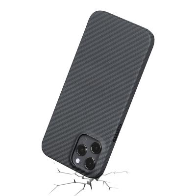 China Anti-fall Arbon Aramid Fiber Mobile Phone Case Anti Scratch Cover Phone Case Shockproof For Iphone 12 pro Max Cover for sale