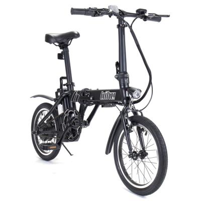 China Hot Selling 16inch Aluminum Alloy Folding Easy Folding Electric Bikes With Lowest Factory Price for sale