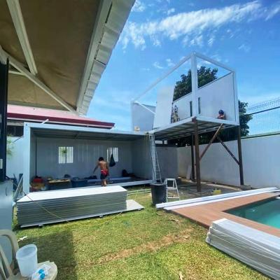 China Hot Sale Modern Design Two Bedroom Kit Land Sea Modern Prefab Living Outdoor Home Cheap Living Container Detachable House for sale