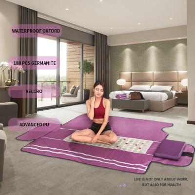 China 2021 Hot Portable Bian Infrared Sauna Skin Tightening Blanket Range 3 Zones Heating Stones With Photon Light for sale