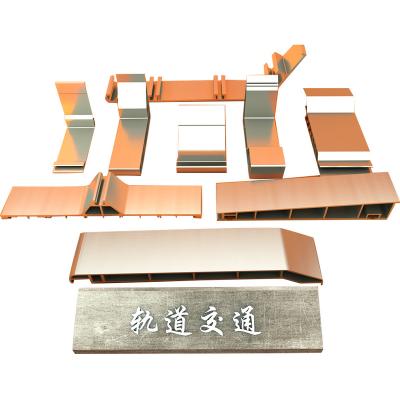 China 2021 Industrial New Extruded Aluminum Extrusion Profiles Aluminum Rail Profile Alloy for sale