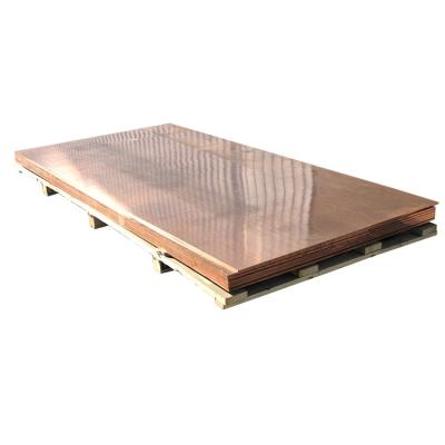 China Industrial can be cut good plasticity in hot state copper plate for sale