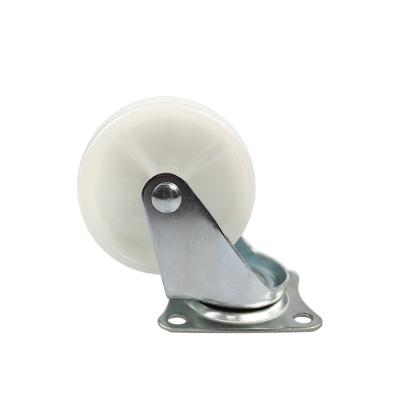 China PIVOT 3 Inch Flat Plate Swivel PP Light Duty Casters for sale