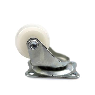 China PIVOT 1 Inch Flat Plate Swivel PP Light Duty Casters for sale