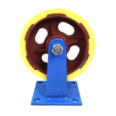 China 10 Inch Rigid Overweight Rigid Flat Plate Overweight Nylon Casters for sale