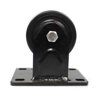 China 3 Inch Rigid Heavy Duty Plate Rigid Low Weight Center Casters for sale