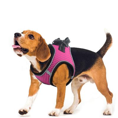 China Hot Fast Version No Pull Fast Version Customizable Mesh Reflective Sport Dog Harness Breathable Vest for sale