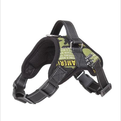 China High Quality Quick Release Fashion Adjustable Breathable Tactical Soft Pet No Pull Adjustable Dog Harness Vest for sale