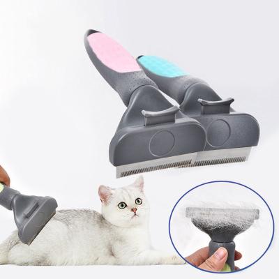 China 2022 Amazon Success Release New Stocked Dog And Cat Fur Hair Remover Grooming Deshedding Blade Brush Combs for sale