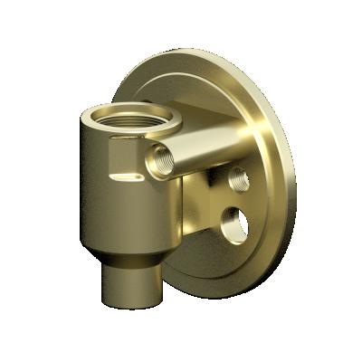 China Figures Customized Precision CNC Machinery Parts Aluminum Milling Turning Services With Gold Chrome Plating for sale