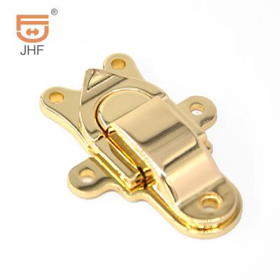 China Furniture Mini Small L Golden V Jewelry Boxes Locks Buckle Metal Latch Lock Bolt for sale