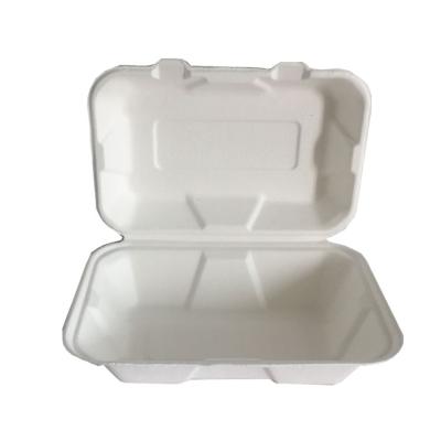 China Disposable Compostable Tableware Disposable Sugar Cane Bagasse Container for sale