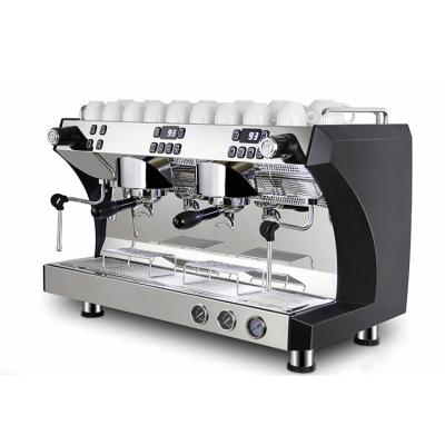 China Cheap Price 2 Group China Hotel Large Commercial Industry Coffee Machine For Bartender Automatic Espresso Cappuccino For Shops for sale