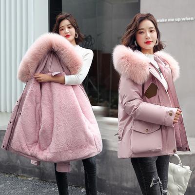 China New 2022 Winter Parkas Women QUICK DRY Hooded Thickness Padded Overcoat Snow Big Outwear for sale