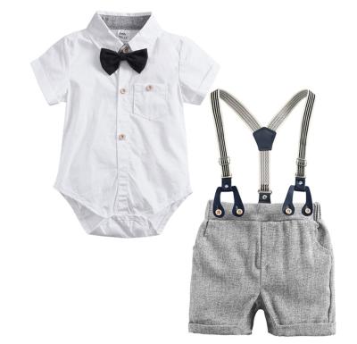 China Baby Boy Toddler Clothing Factory Online Wholesale Formal European Style Infant Organic Rompers for sale