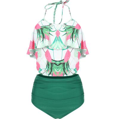 China 2020 New Women's Swimwear Breathable Bikinis High Waist Swimsuit Plus Size Swimwear Lift Up Bikini for sale