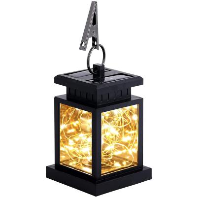 China 20 LED Outdoor Solar Garden Lantern Solar Powered Lighting Decorative Lamp for Patio Decorations Table Outdoor Party Lawn Tent Tree for sale