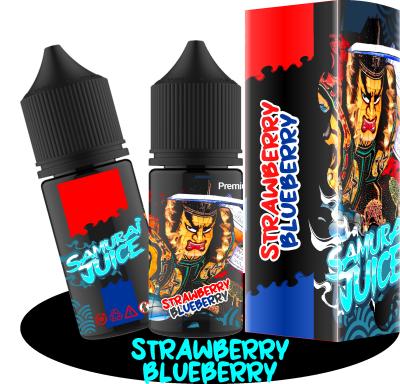 China Ramurai Juice STRAWBERRY BLUEBERRY Flavor 20mg 30mg 50mg nicotine Salt E-Liquid Vape Juice by VAPOREVER for sale