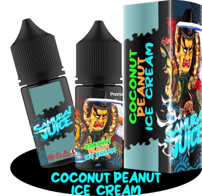 China Ramurai Juice COCONUT PEANUT	ICE CREAN Flavor 20mg 30mg 50mg nicotine Salt E-Liquid Vape Juice by VAPOREVER for sale