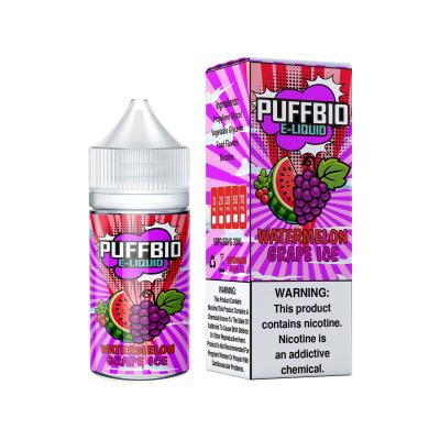 China Puffbio WATERMELON GRAPE ICE  E Flavor 20mg 30mg 50mg nicotine Salt E-Liquid Vape Juice salt bar juice by VAPOREVER en venta