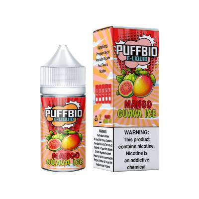 China Puffbio Mango Guava Ice E Flavor 20mg 30mg 50mg nicotine Salt E-Liquid Vape Juice salt bar juice by VAPOREVER en venta