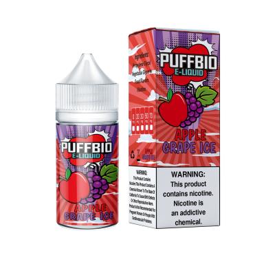 China Puffbio APPLE GRAPE ICE E Flavor 20mg 30mg 50mg nicotine Salt E-Liquid Vape Juice by VAPOREVER for sale