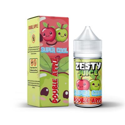 China Zesty Juice Super Cool Double Apple  Flavor 20mg 30mg 50mg nicotine Salt E-Liquid Vape Juice by VAPOREVER for sale