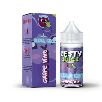 China Zesty Juice Super Cool Grape Wine Flavor 20mg 30mg 50mg nicotine Salt E-Liquid Vape Juice by VAPOREVER for sale