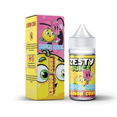 China Zesty Juice Super Cool Lemon Coke Flavor 20mg 30mg 50mg nicotine Salt E-Liquid Vape Juice by VAPOREVER for sale