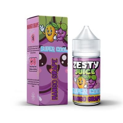 China Zesty Juice Super Cool Mango Grape  Flavor 20mg 30mg 50mg nicotine Salt E-Liquid Vape Juice by VAPOREVER for sale