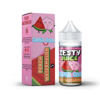 China Zesty Juice Super Cool Peach Watermelon Flavor 20mg 30mg 50mg nicotine Salt E-Liquid Vape Juice by VAPOREVER for sale