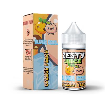 China Zesty Juice Super Cool Orange Peach Flavor 20mg 30mg 50mg nicotine Salt E-Liquid Vape Juice by VAPOREVER for sale