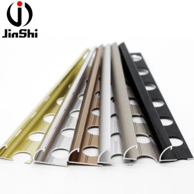 China Luxurant Modern Bright Color Hairline Exterior Aluminum Tile Edge Trim Ceramic en venta