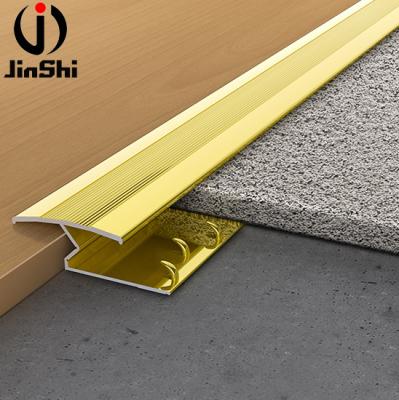 China Connect Aluminum Construction Material Z Bar Tile Mat Transition Joint Panel for sale