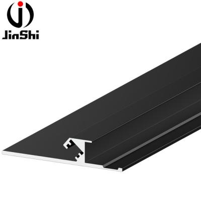 China Decorations OEM Wide Baseboard Aluminum Profile For Decorations en venta