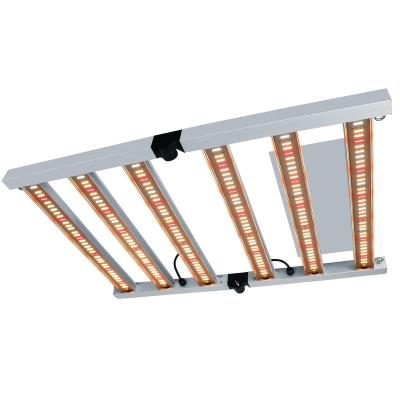 China Daisy Chain Knob Growstar MN-W4500 Foldable LED Grow Light 4x4ft LM301B Daisy Chain Dimmable Grow Bar With Meanwell Driver for sale