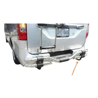 China Decroation and protection rear skid bar accessories stainless steel bumper rear bumper for Hilux Revo 2015 2016 2017 for sale