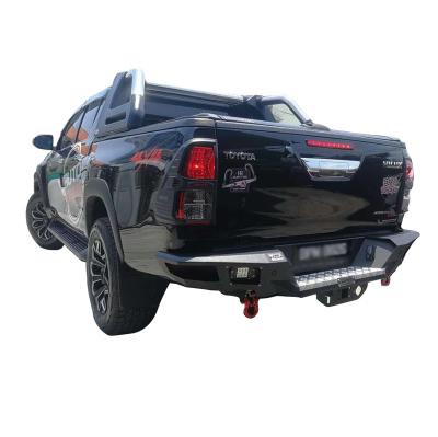 China Decroation and protection with light rear bumper Bull bar nudge bar for Toyota hilux revo rocco ford ranger for sale