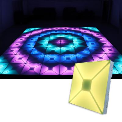 China Wedding Party and Event Light Up Infinity 4x4 Digital Magnet Led Dance Floor Tiles in Los Angeles for sale