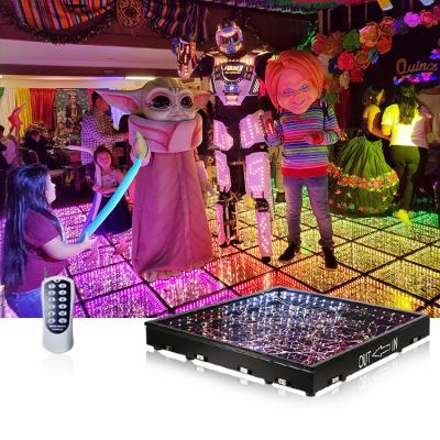 China Party And Wedding Event 50x50cm 3d Dance Floor Panels Starlit Led Stage for sale