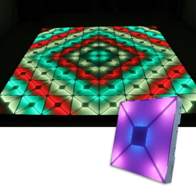 China Hotel 20 Ft By 20 Ft Wedding Entertainment Dance Floor Starlit Magnetic Led Tiles In Battery for sale