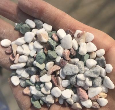 China Pea Hammer Modern Colored Pebble Stones Gravel Stone Aggregates for sale