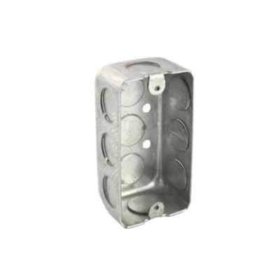 China Installing Wire Square Junction Conduit Switch Pre-Galvanized Metal Electrical Outlet Box for sale