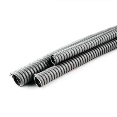 China Widely Used For General Electrical Wiring Manufacturer China Liquid Tight Black Coated Flexible Metal PVC Corrugated Conduit for sale