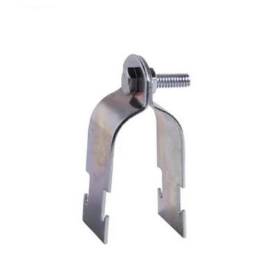 China Use to Support IMC or Rigid Conduit to Steel Channel Direct Wholesale Steel Pipe Conduit Strut Clamp for EMT Pipes for sale